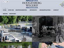 Tablet Screenshot of hoogenberg-wegerif.nl